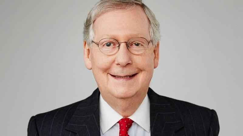 Mitch McConnell, seen here authorizing the vet to put his kids' dog to sleep,